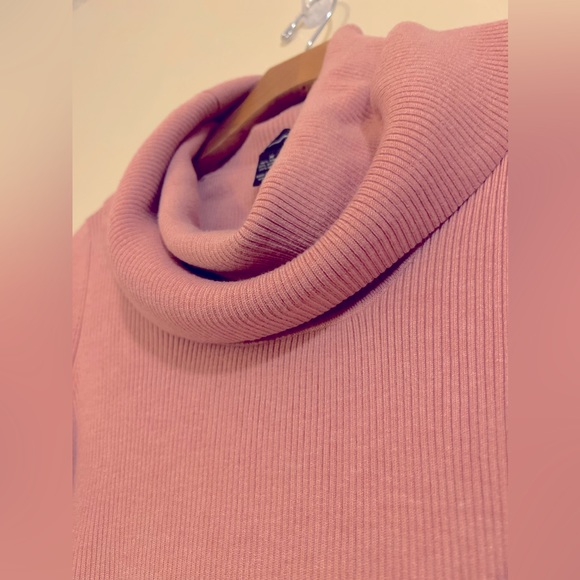 Medium INC Pink Cowl Neck Sweater - Picture 3 of 6